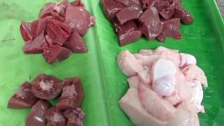 Mutton Lever recipe village food Mela [upl. by Anyek]