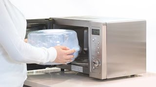 How to use the Philips AVENT Microwave Steam Steriliser Review [upl. by Neddra]