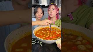 BAKSO KUAH PEDAS HOMEMADE holidaywithshorts ngeshortsbareng [upl. by Enomar]