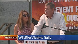 Wildfire Victims Rally [upl. by Fonzie]