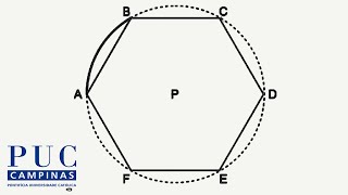 A figura abaixo indica um hexágono regular ABCDEF [upl. by Lednam]