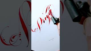 hand lettering ✒️ modern calligraphy 🖊️learn hand lettering 🖋️art shorts shortsfeed ytshorts [upl. by Barrow]