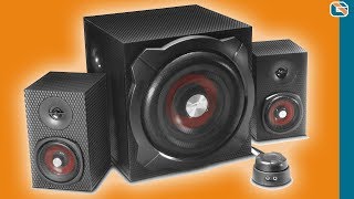 Speedlink Gravity Carbon Computer Speakers Review [upl. by Rotberg]