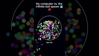 My computer vs the infinite ball spawn 💻🔴 [upl. by Nahshunn]