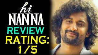 Hi Nanna Movie Review in Telugu  Hi Nanna  Nani  Mrunal Thakur  Chitramala Telugu [upl. by Carilla]