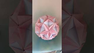 Starfish sphere origami paper art sculpture [upl. by Ettevey932]