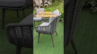 outdoorrestaurantchair gardendiningchair ropechair rattanchair wickerchair outdoorchair [upl. by Jobey203]