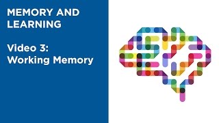 MOOC EDSCI1x  Video 3 Working Memory  Memory and Learning [upl. by Canfield]