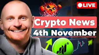 Crypto News 4th November GRASS Season 2  FED Rate Cuts Expected [upl. by Enna183]