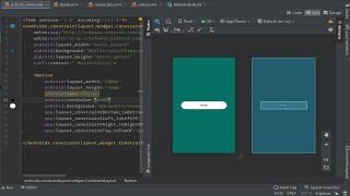 Android Studio Custom Button  Round Button in Android [upl. by Niamart]