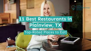 11 Best Restaurants in Plainview TX [upl. by Peggir]