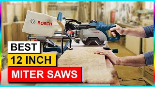 Best 12Inch Miter Saws in 2024  Top 5 Miter Saw Review [upl. by Amalberga]