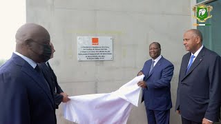 Inauguration du nouveau siège dOrange Côte dIvoire ce vendredi 14 janvier 2022 [upl. by Adnilreh]