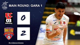 Differdange VS Meta Catania 02 Highlights UEFA Futsal Champions LeagueMain Round Gara 1 [upl. by Assylla]