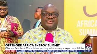 Offshore Africa Energy Summit Ghanas Petroleum Cssion working to improve gas export capabilities [upl. by Melas]