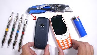 NEW Nokia 3310 Durability Test  2017 Edition [upl. by Ayom46]