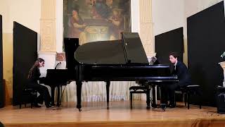 Shostakovich Concertino for two pianos in A minor Op 94  Enrico Simonetta Barbara Lo Pinto [upl. by Salas]