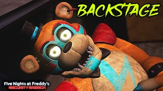 Five Nights at Freddys Security Breach FNAF  BACKSTAGE Guide  Where to Find a Backstage Pass [upl. by Mazur]