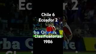 Chile 6 Ecuador 2  Clasificatorias 1986 Caszely Aravena [upl. by Tuck]