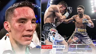 quotHe was the better fighter tonightquot  Oscar Valdez reacts to his defeat to Shakur Stevenson [upl. by Hamlin453]