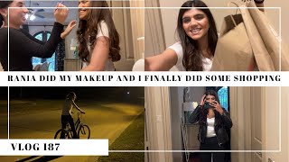 COUSIN DOES MY MAKEUP AND FINALLY DID SOME SHOPPING  Vlog 187 [upl. by Solracnauj]