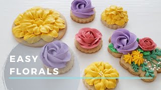 Royal Icing Flowers amp Leaves for Beginners [upl. by Aved]