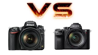 Nikon D750 vs Sony A7R II [upl. by Aniuqaoj]