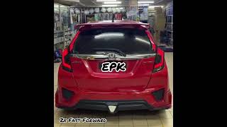 Honda Jazz Fit GK5 Tail Lamp Tail Light Taillamp Taillight LED 2013 2014 2015 2016 2017 2018 2019 [upl. by Arikaahs]