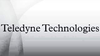 Teledyne Technologies [upl. by Valente669]