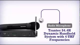 Trantec S44H Dynamic Handheld System with 4 UHF Frequencies  DJkitcom [upl. by Tremaine]