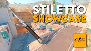 Stiletto Knife  CounterStrike 2  Showcase  Animation on Source 2 Engine [upl. by Mano]