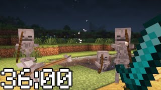 Worthless Village and Skelebob Attack  Minecraft Hardcore Minute 36 [upl. by Elyagiba10]