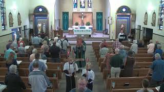 17th Sunday in Ordinary Time Mass from Sacred Heart Catholic Church Miles City MT [upl. by Anahtor]