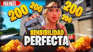 SENSIBILIDAD PERFECTA EN FORTNITE [upl. by Metzgar]