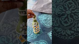 Lippan art on small bottle [upl. by Klemens]