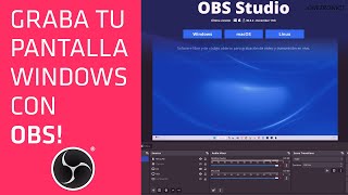 Como grabar la pantalla en Windows 1011 con OBS [upl. by Farrish]