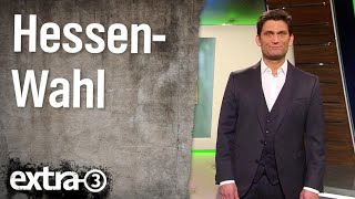 Vor den Landtagswahlen in Hessen  extra 3  NDR [upl. by Nekal]