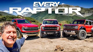 What’s The Best Raptor Ford Raptor Ranger vs Bronco Raptor vs F150 Raptor R [upl. by Oconnor]