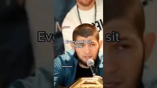 Khabib Defends Tonys Mental Health ufc mma [upl. by Yancy]