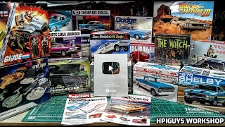 New Kits Reviews 100000 Subscribers Hpiguys Workshop AMT REVELL MPC SALVINO ATLANTIS ICM TAMIYA [upl. by Aroved612]