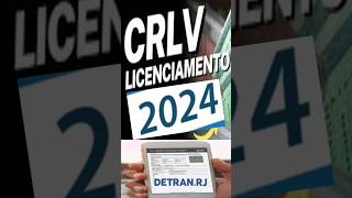 Licenciamento anual 2024  RJ [upl. by Aay]