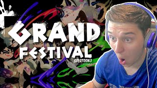 Grand Festival REACTION  Splatoon 3 [upl. by Rosalinda]