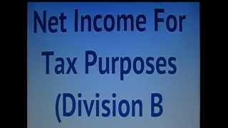 How to determine your Net Income for Tax Purposes in Four Steps [upl. by Ardnalahs]