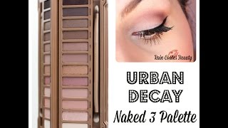 Urban Decay Naked 3 Palette TutorialRomantic Pink Eyeshadow [upl. by Dorison]