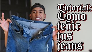 Tutorial COMO TEÑIR UNOS JEANS  Mosh Moshan [upl. by Ecadnak343]