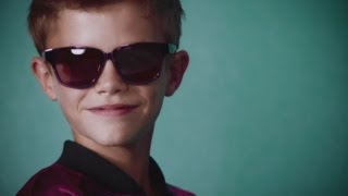 Romeo Beckham steals the show in Burberry ad [upl. by Samohtnhoj321]