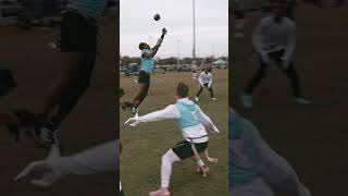 This might be the worst lateral since Jakobi Meyers vs the Raiders ☠️ flagfootball [upl. by Vyse]