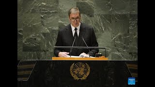 LIVE  Aleksandar Vučić President of the Republic of Serbia SPEECH IN UN  Wahjoc [upl. by Markowitz152]