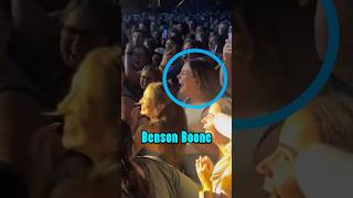 Benson Boone met his ex girlfriend from middle school during a concert 😂 [upl. by Dupuy]