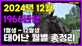 1966년생 12월 말띠 운명의 전환점 이번 달 꼭 알아야 할 운세 말띠12월운세 66년생12월운세 66년12월운세 [upl. by Parhe]